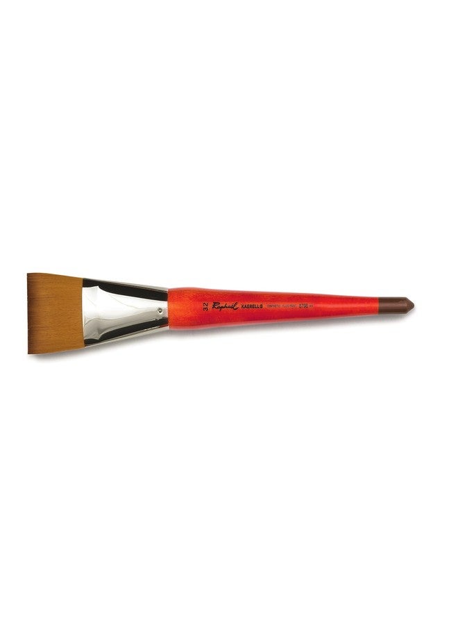 Raphael Kaerell Synthetic Watermedia Brush, Series 8796, Flat, (No 32)